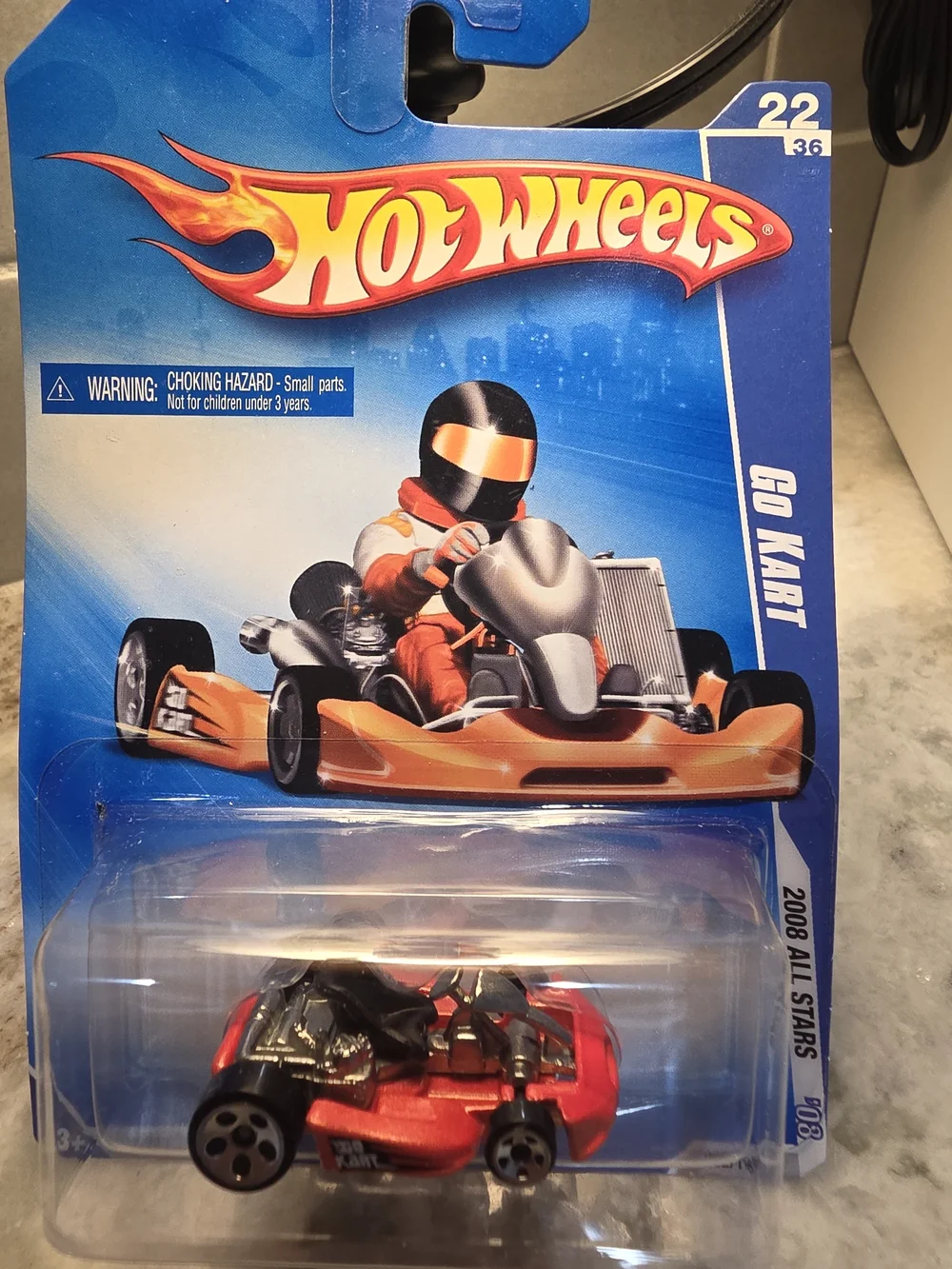 Hot Wheels Go Kart Toy Car - Red and Black